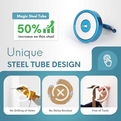Magnetic Hooks Large Opening (6 Count)