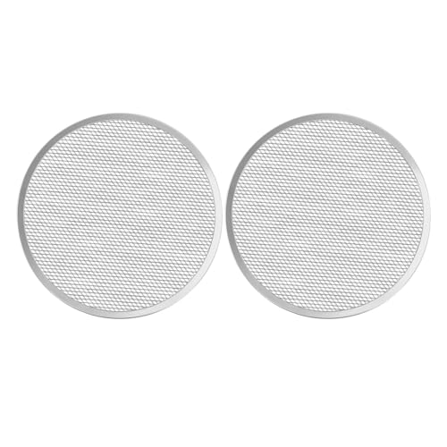 Pizza Screen 10 Inch 2 Pack Aluminum Pizza Pan Restaurant (100 Count)