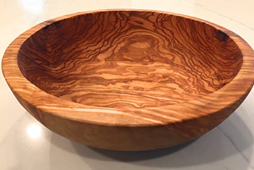 11" Artisan Olive Wood Serving Bowl