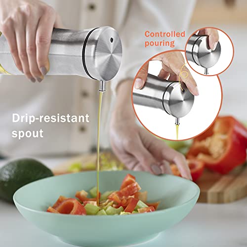Oil And Vinegar Dispenser Set with Caddy (2 Count)