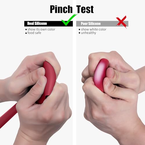 600°F Heat Resistant Silicone Spatula Spoonula (2 Count)
