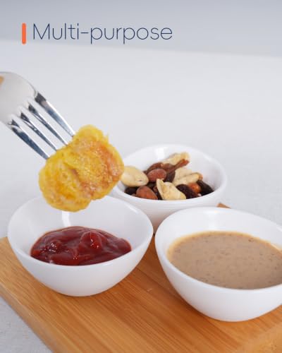 3 OZ White Dipping Bowl Set of 6 (6 Count)