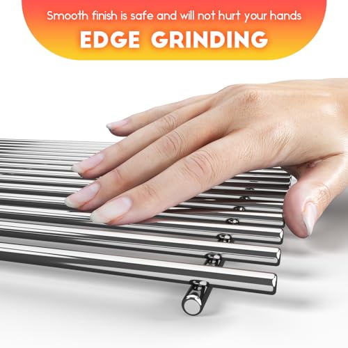 19.5" x 25.8'' Stainless Steel Cooking Grill Grates for Weber