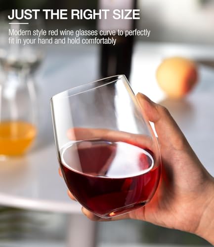 Stemless Wine Glasses Set of 2 (2 Count)
