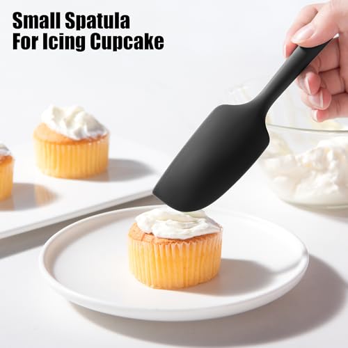 600°F Heat Resistant Silicone Spatula Scrapers (3 Count)
