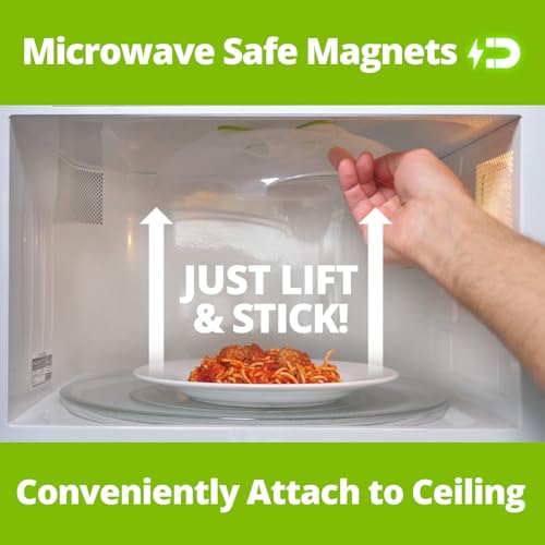 Magnetic Microwave Splatter Cover for Food