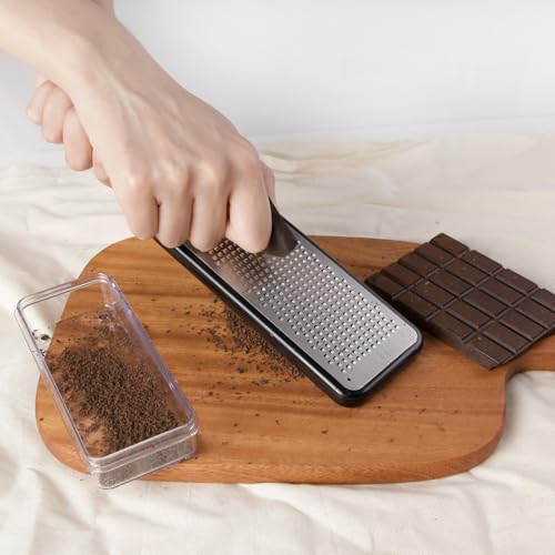 Citrus Lemon Zester & Cheese Grater with Container