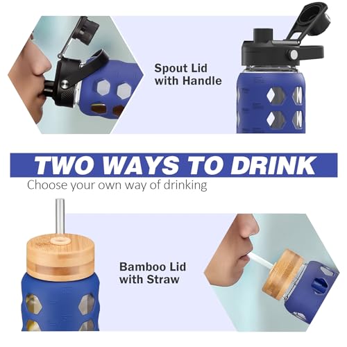 Glass Water Bottle