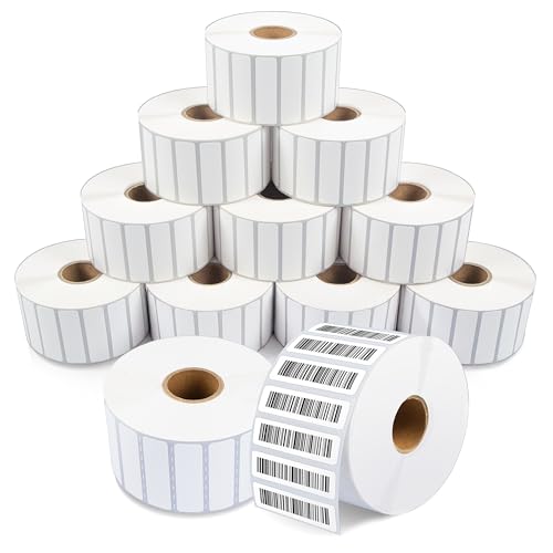 1.75" X 0.5" Direct Thermal Labels (12 Count)