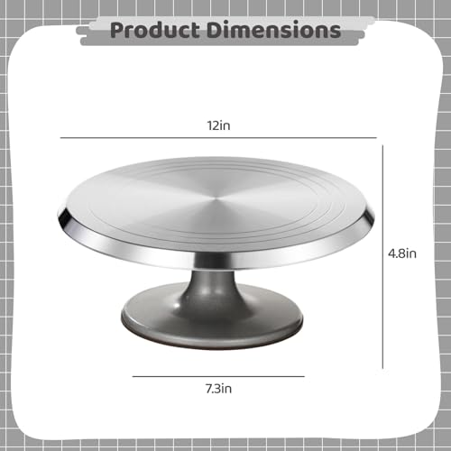 Aluminium Alloy Revolving Cake Stand