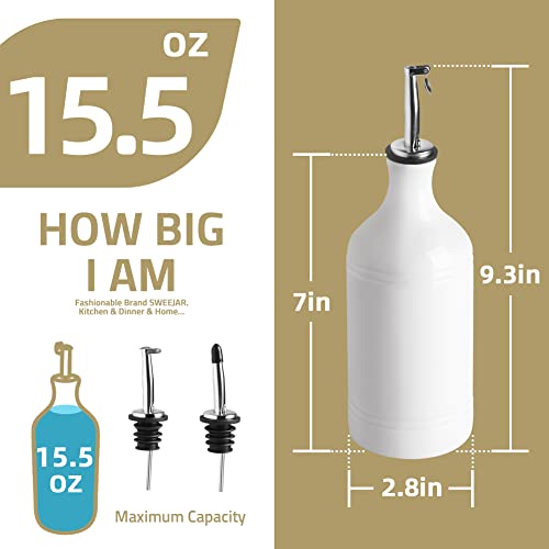 Sweejar Ceramic Olive Oil Dispenser Bottle