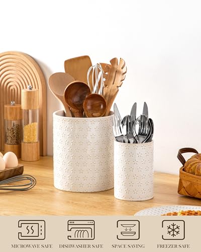 LYDIA Ceramic Utensil Holders (2 Count)