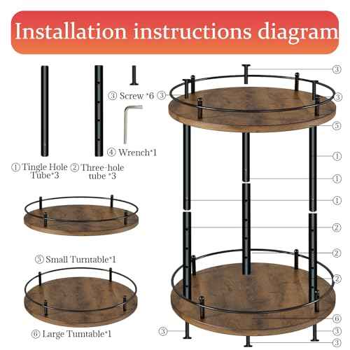 2 Tier Lazy Susan Organizer