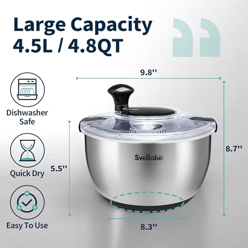 Stainless Steel Salad Spinner