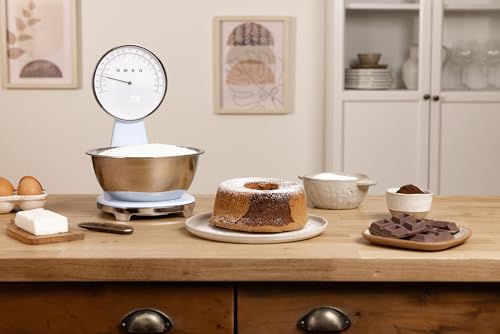 Retro Style Analog & Digital Kitchen Scale