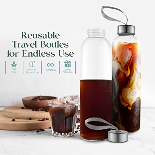 32 oz Glass Water Bottle Set of 12 (12 Count)