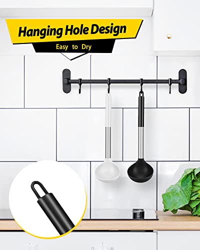 Silicone Soup Ladle Spoon Kitchen Utensils (2 Count)