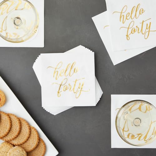 40th Birthday Napkins (50 Count)