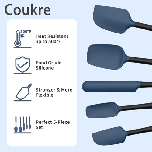 Silicone Spatula Set of 5 (5 Count)