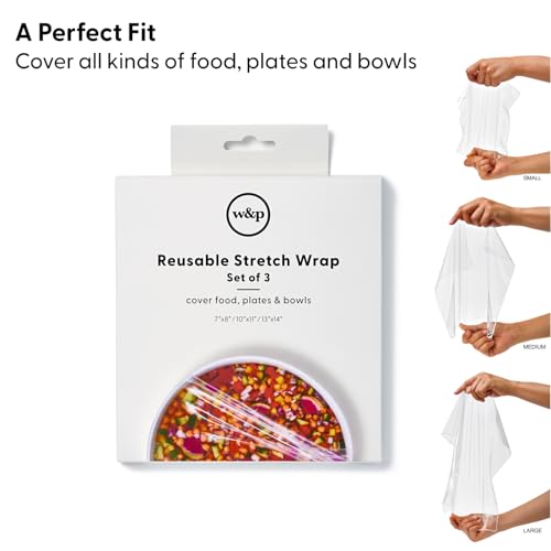 Reusable Silicone Stretch Wrap (3 Count)