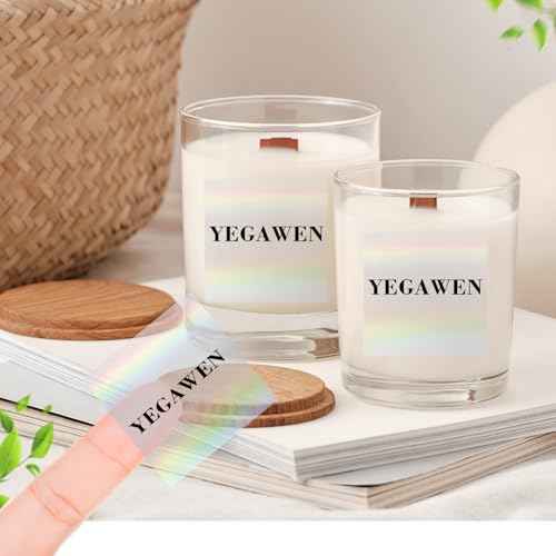 2 Inch Square Transparent Thermal Label Stickers