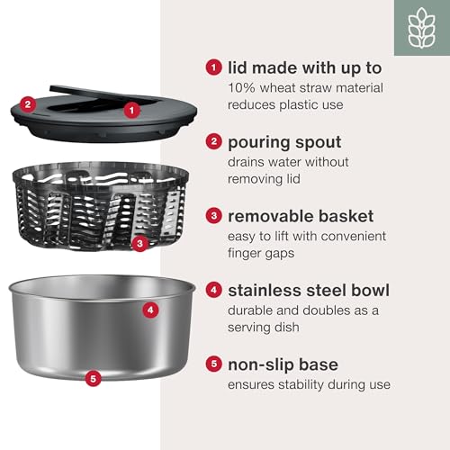 Swift Dry Stainless Steel Salad Spinner