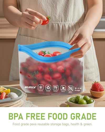 10Pack Reusable Snack Bags Dishwasher Safe (10 Count)