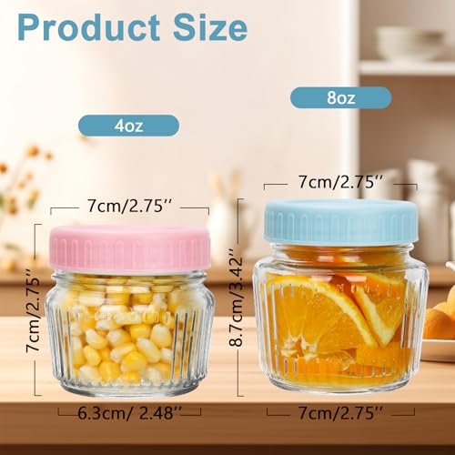 Glass Regular Mouth Mason Jars (8 Count)