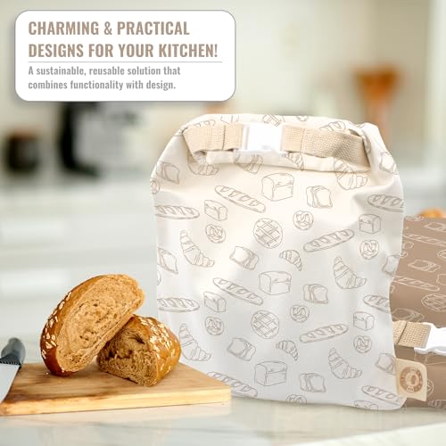 Reusable Bread Bag Set for Home Bakers (2 Count)