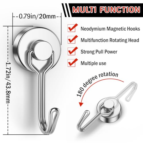 Magnetic Hooks (20 Count)