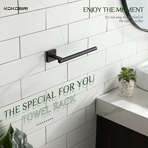 Bathroom Towel Bar Hand Towel Holders Wall Mount Toilet Kitchen Cabinet Paper Holder Stainless Steel Bath Accessories Oil Rubbed Bronze 2 Pack