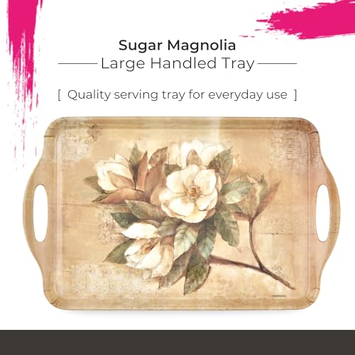 Sugar Magnolia Large Melamine Tray