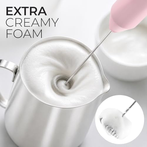 Powerful Milk Frother AA Batteries Included