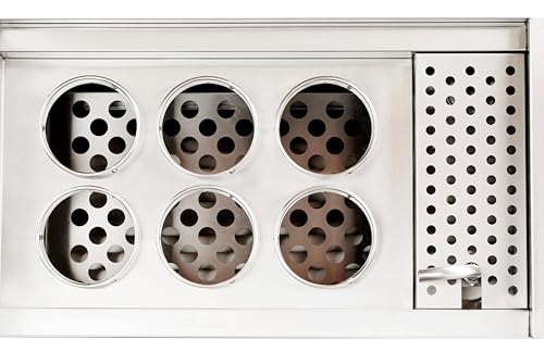 6 Basket 11 Gallon Commercial Natural Gas Pasta Cooker with 70