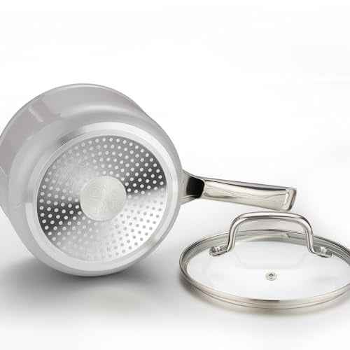 2.5 QT Ceramic Enamel Saucepan with Lid