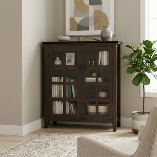 Artisan 38" Wide Solid Wood Cabinet in Brunette Brown