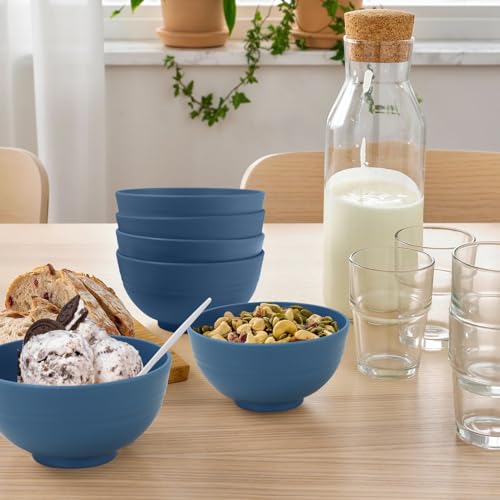 wheat straw dessert bowls 10oz set of 8
