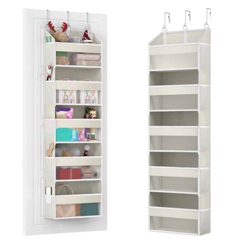 Over the Door Organizer Over the Door Shoe Organizer with 5 Front & 10 Mesh Side Pockets