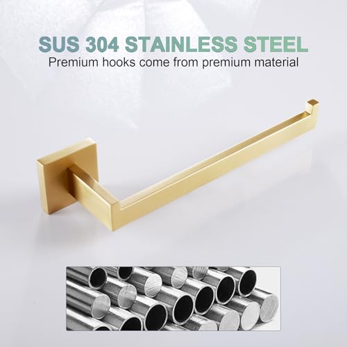 Towel Bar Gold Hand Towel Holder for Bathroom Kitchen Hardware Stainless Steel Wall Mounted