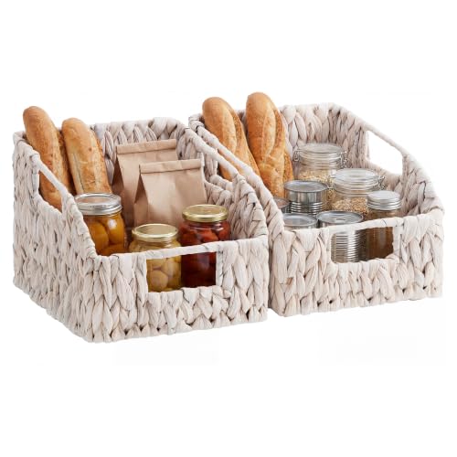 Pantry Baskets for Organizing (2 Count)