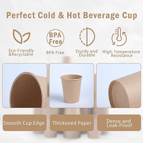 500 Count 12 oz Paper Cups