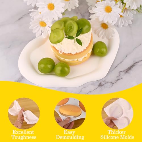 3 Pcs Silicone Muffin Top Pan for Baking (3 Count)
