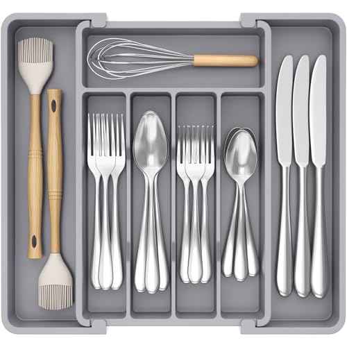 Expandable Silverware Drawer Organizer
