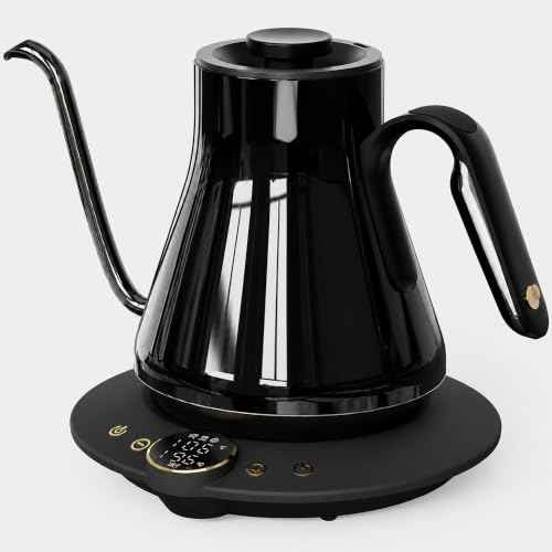 Gooseneck Electric Kettle with ±1℉ Temperature Control 0.9 Liter
