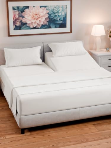 Flex Top Split Head King 4 Piece Sheet Set