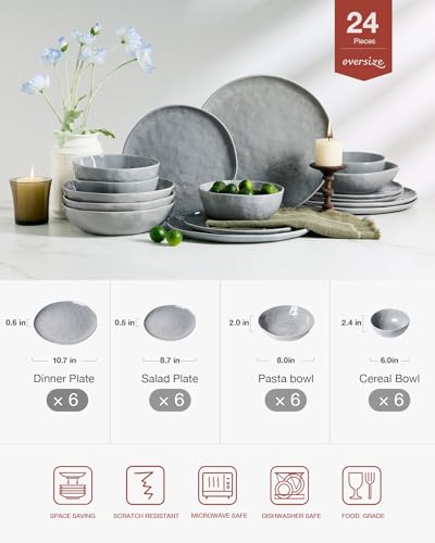 Porcelain Dinnerware Set for 6