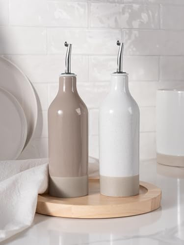 Ceramic Oil Dispenser Bottle (2 Count)