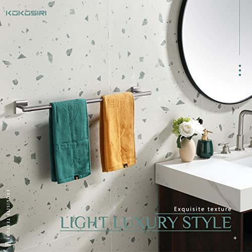 Bath Towel Holder Bathroom Accessories Towel Bar for Toilet Kitchen Necklace Holder 20 Inch Brushed Nickel Stainless Steel B4005BR