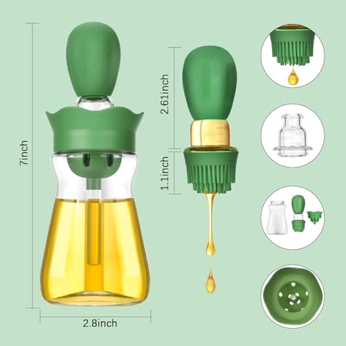 Oil Dispenser with Brush (2 Count)