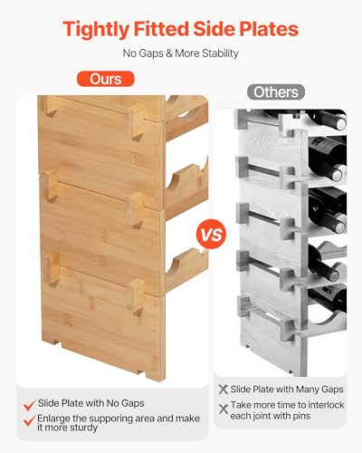 72 Bottle Stackable Modular Wine Rack